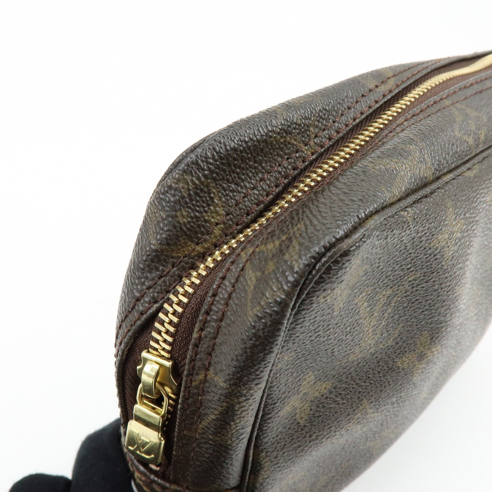 Louis Vuitton Trousse Toilette Monogram Clutch - Brown, Leather
