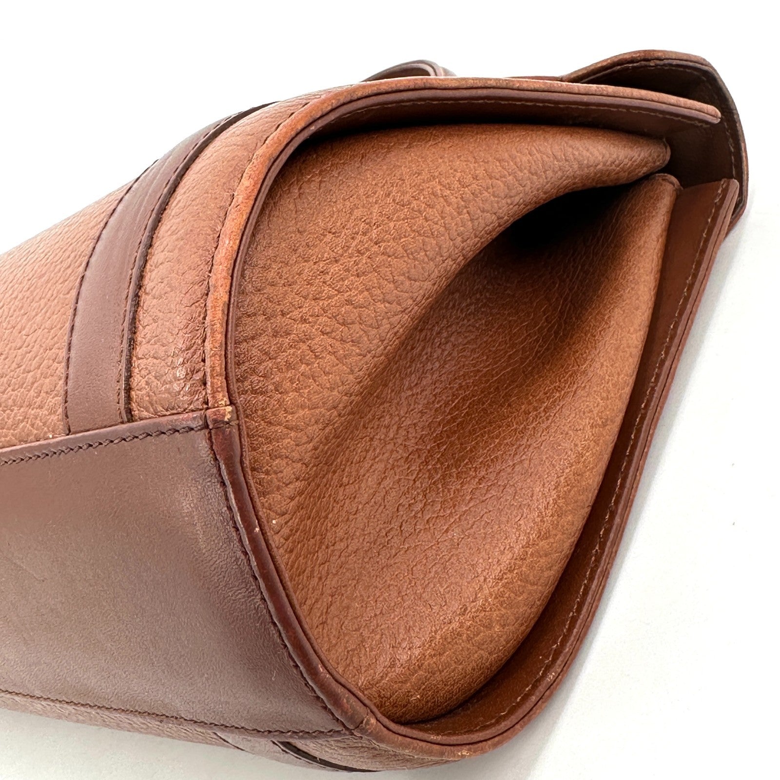 Burberry Vintage Hand Tote Bag - Brown, Leather