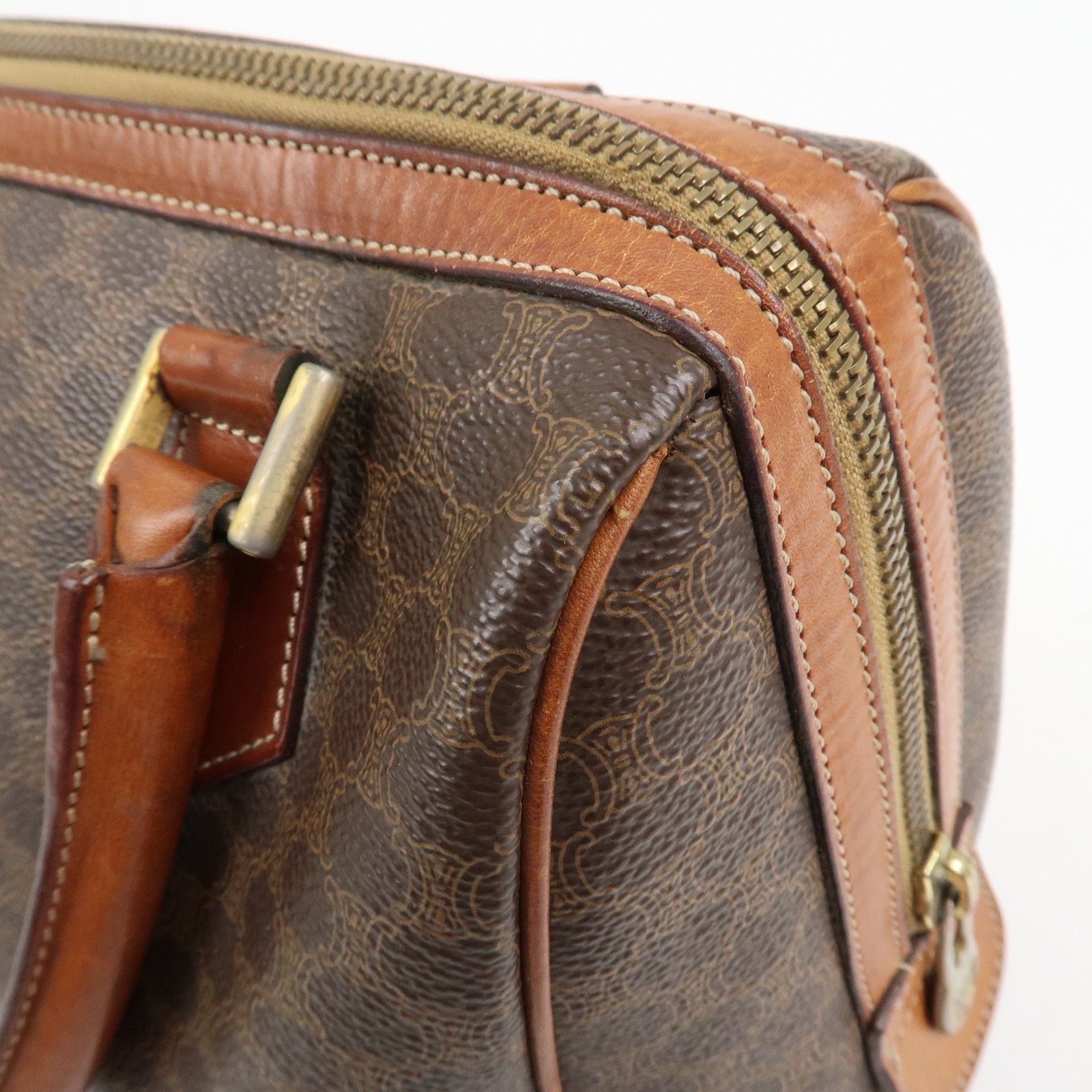 Celine Boston Bag - Brown, PVC