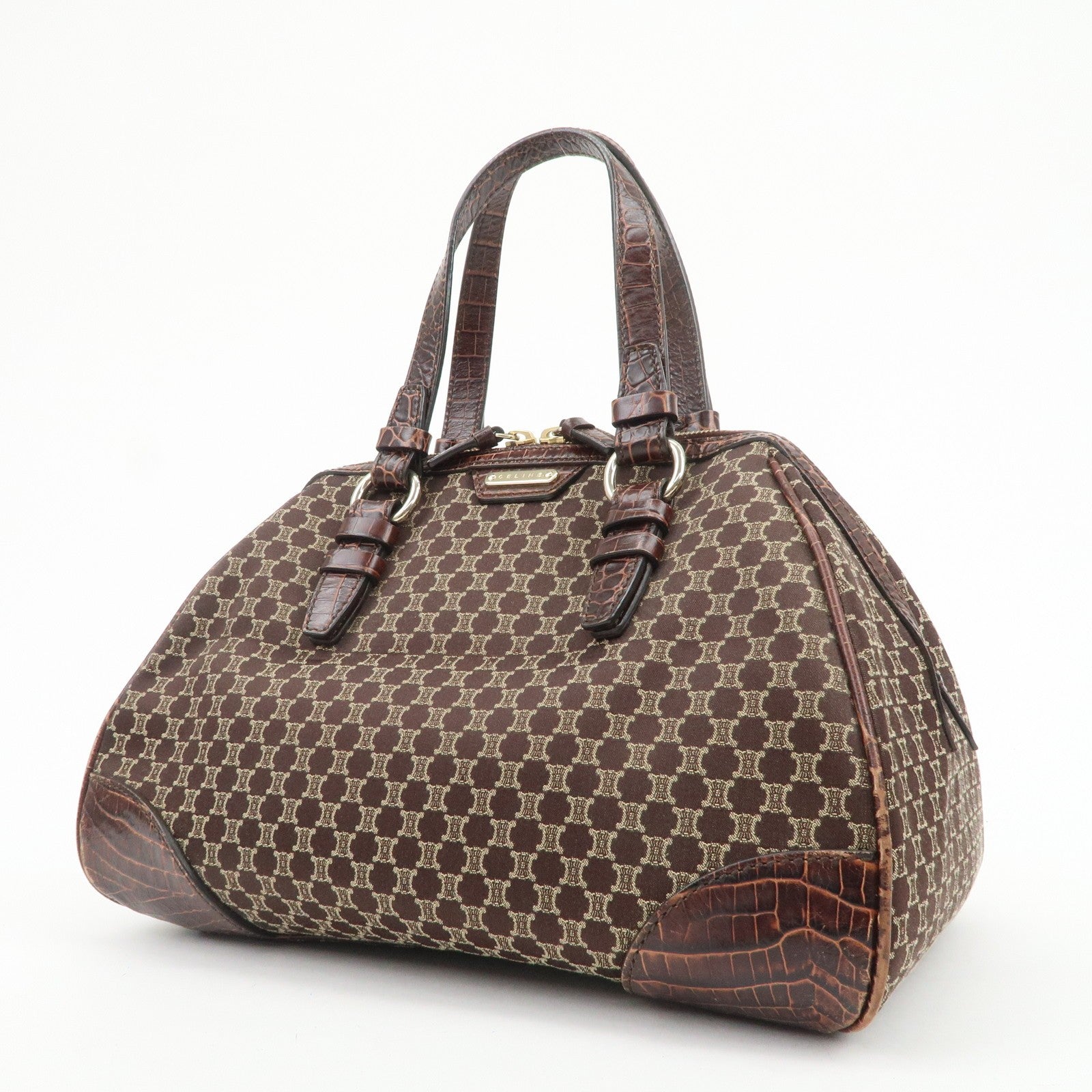 Celine celine bag Hand Bag - Brown, Canvas