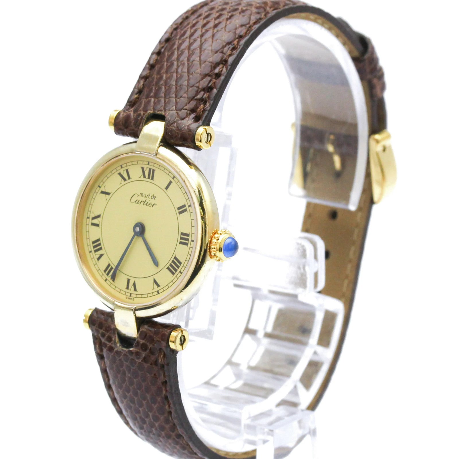 Cartier Must Vendome Wristwatch - Gold, Gold Plated