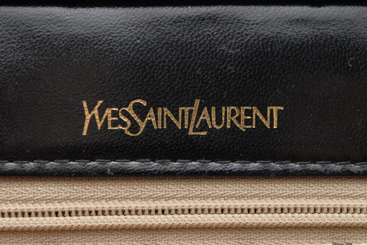 Saint Laurent Yves Saint Laurent Clutch Bag - Black, Leather
