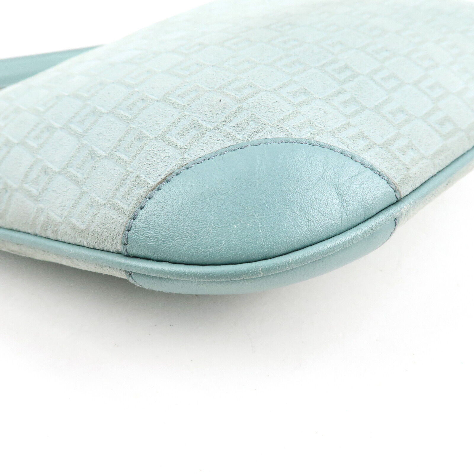 Gucci Shoulder Bag - Light Blue, Suede, Leather