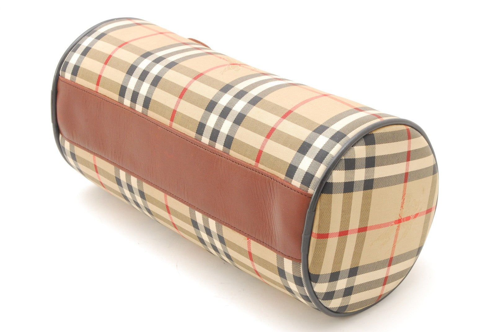 Burberry Nova Check Shadow Horse Shoulder Bag - Brown, Canvas