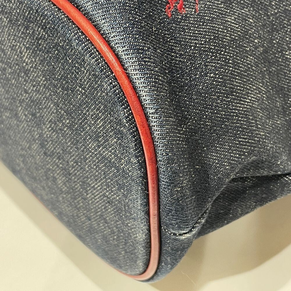 Burberry Blue Label Denim Shoulder Tote Bag - Blue, Denim