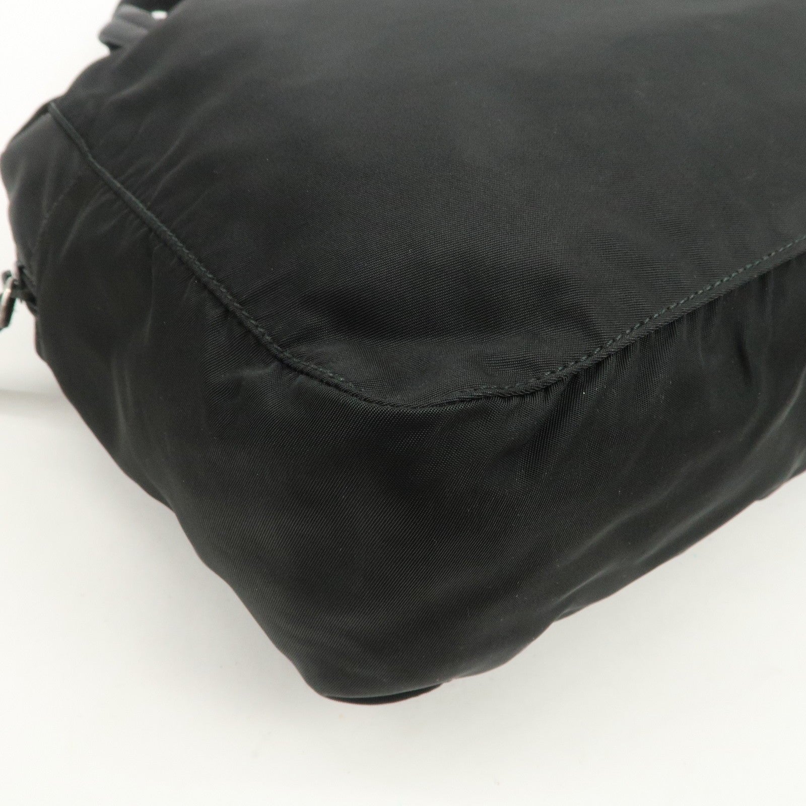 Prada Triangle Logo Tote Bag - Black, Nylon