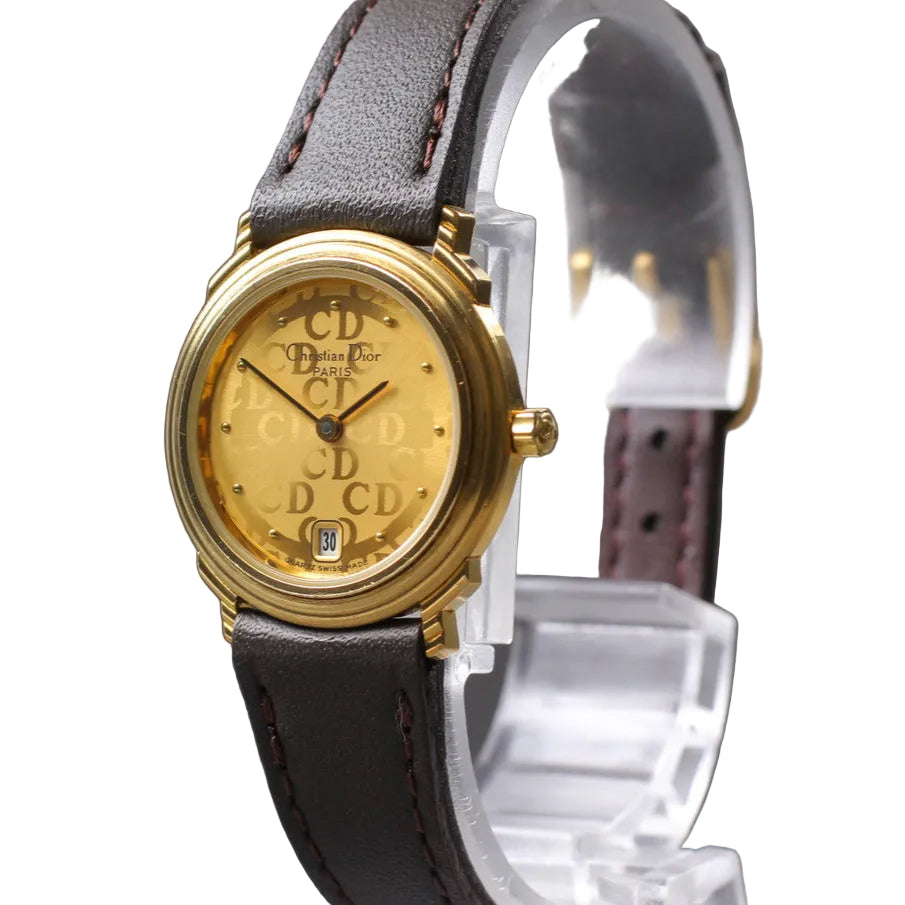 Christian Dior CD Wristwatch - Gold, Gold Plated
