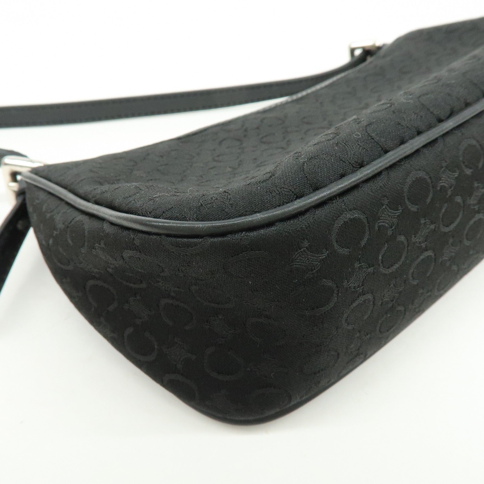 Celine C Macadam Shoulder Bag - Black, Leather