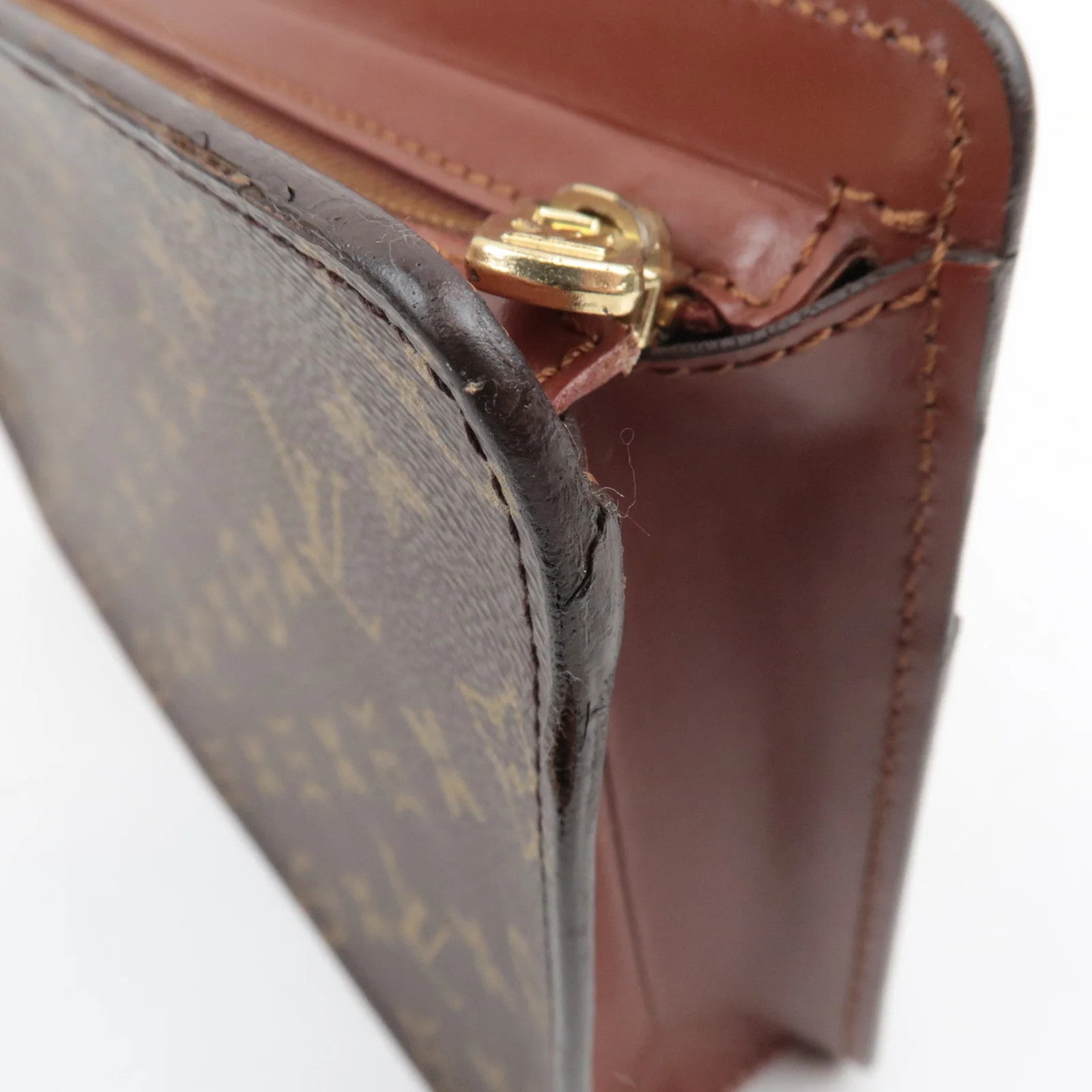 Louis Vuitton Monogram Pochette Homme Clutch Bag - Monogram, Canvas, Leather