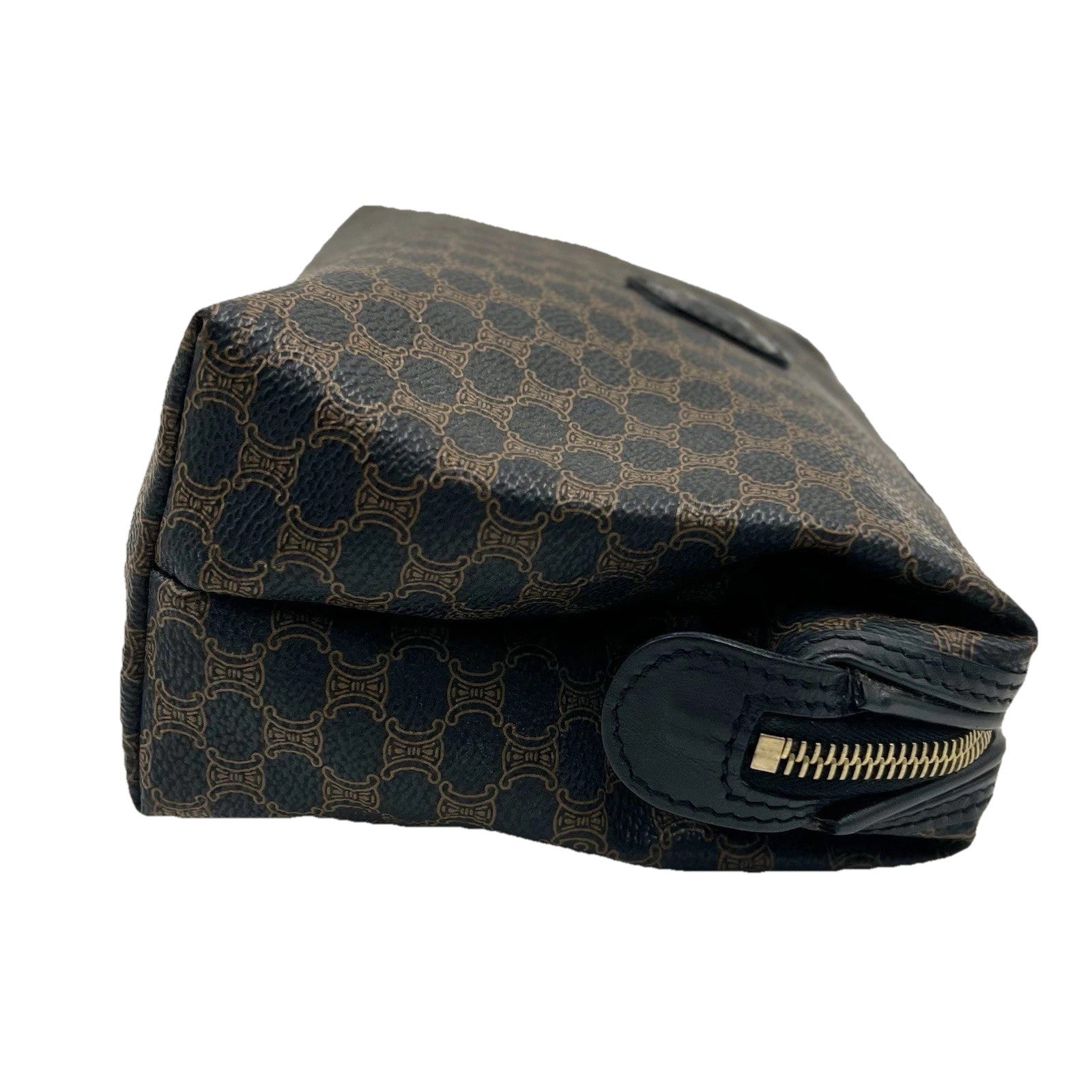Celine Macadam Cosmetics Pouch - Black, PVC