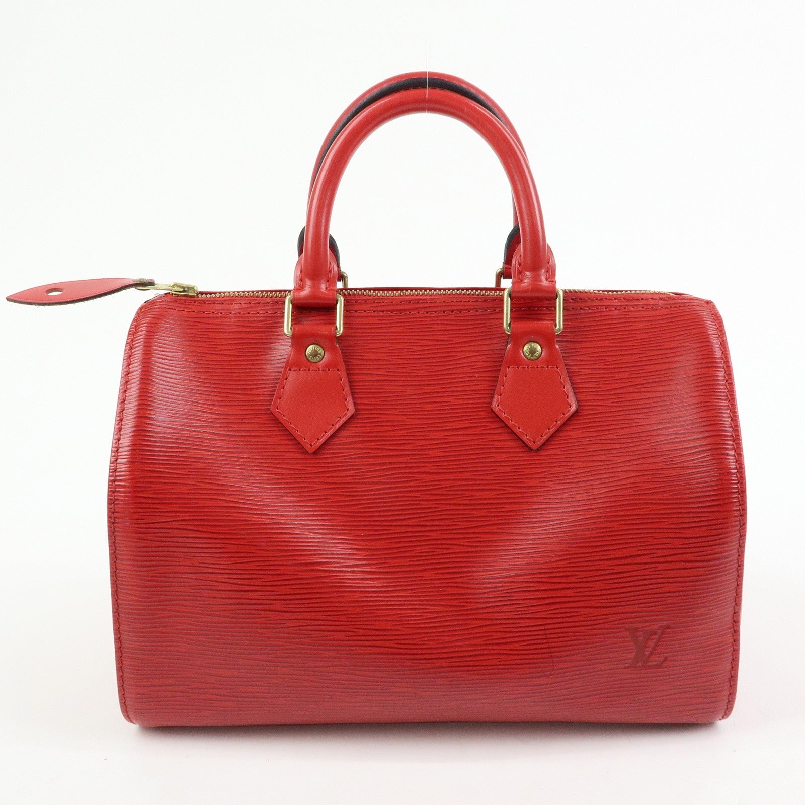Louis Vuitton Epi Speedy 25 Boston Hand Bag - Castilian Red, Epi Leather