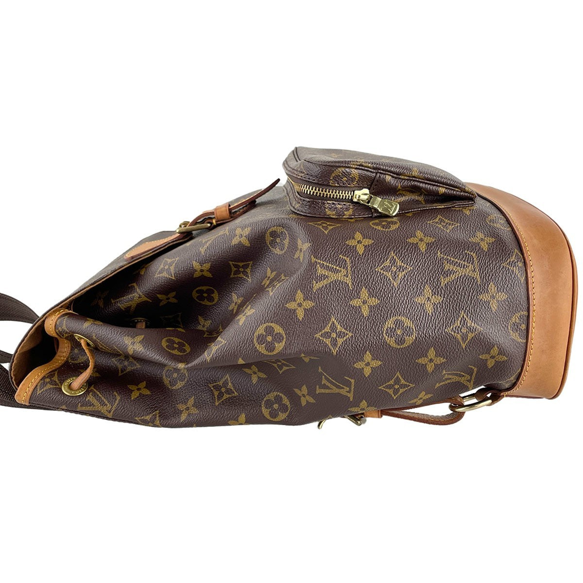 Louis Vuitton Montsouris GM Backpack - Brown, Coated Canvas