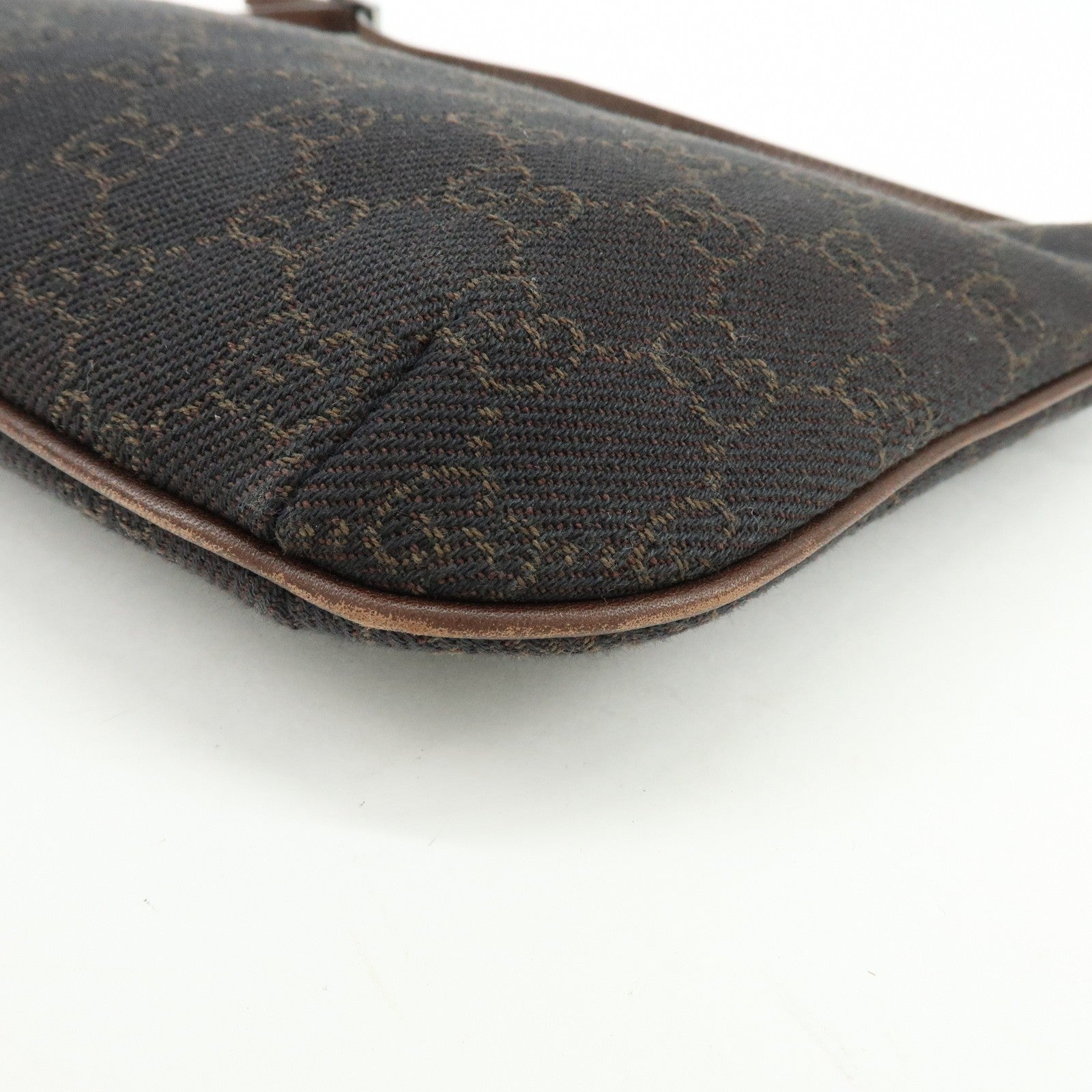 Gucci Shoulder Bag - Brown, Canvas and Leather
