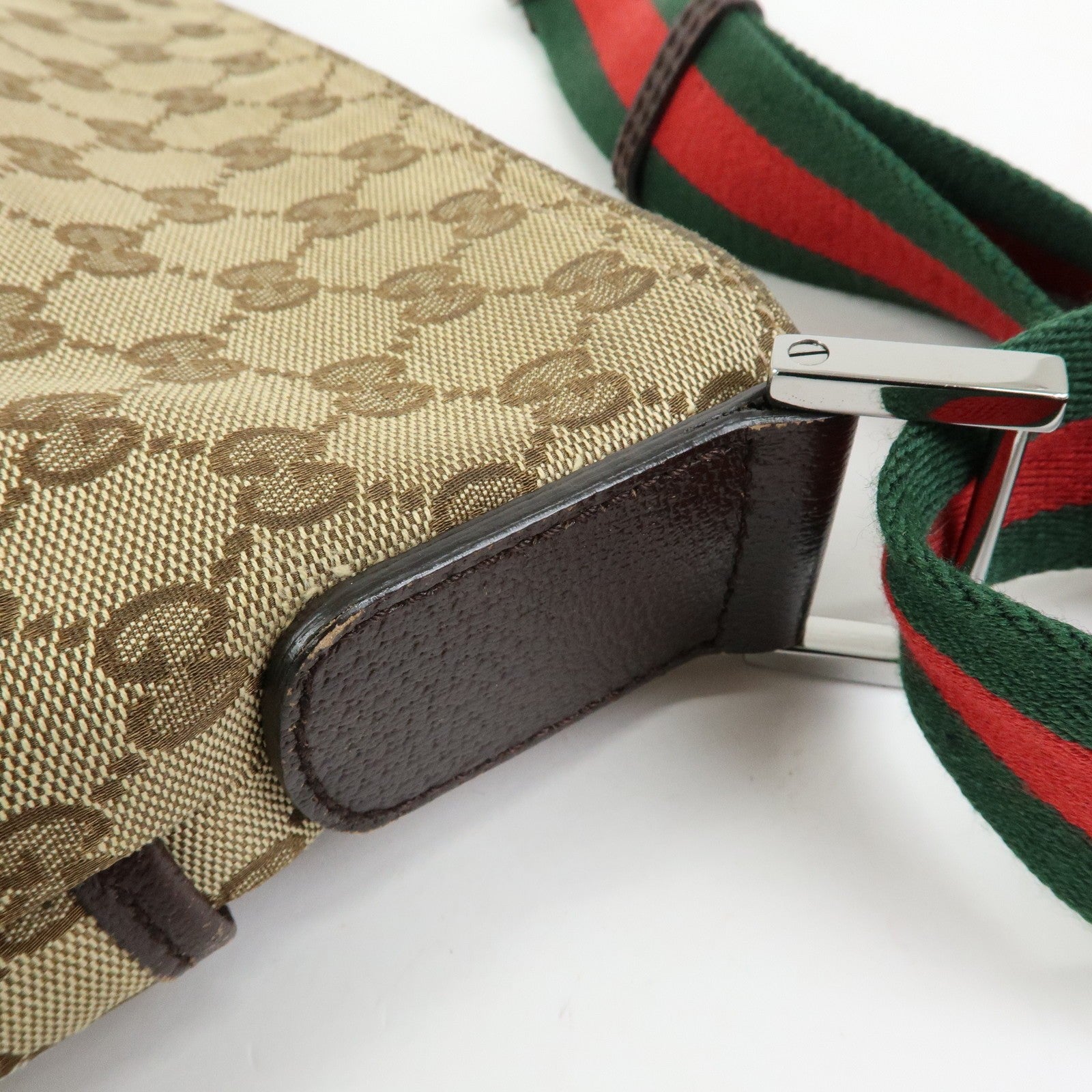 Gucci Shoulder Crossbody Bag - Beige, GG Canvas, Leather