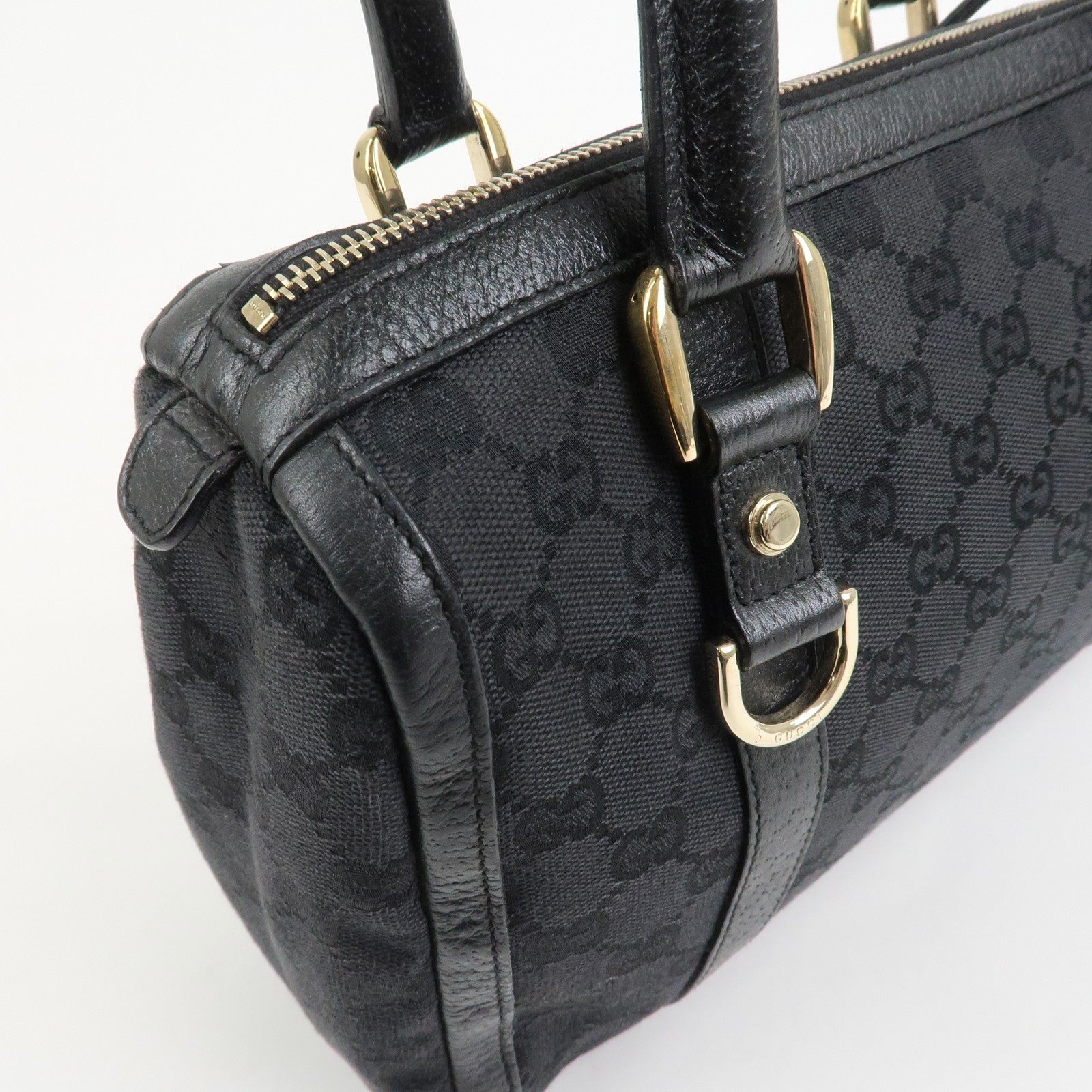 Gucci Boston Bag - Black, Canvas