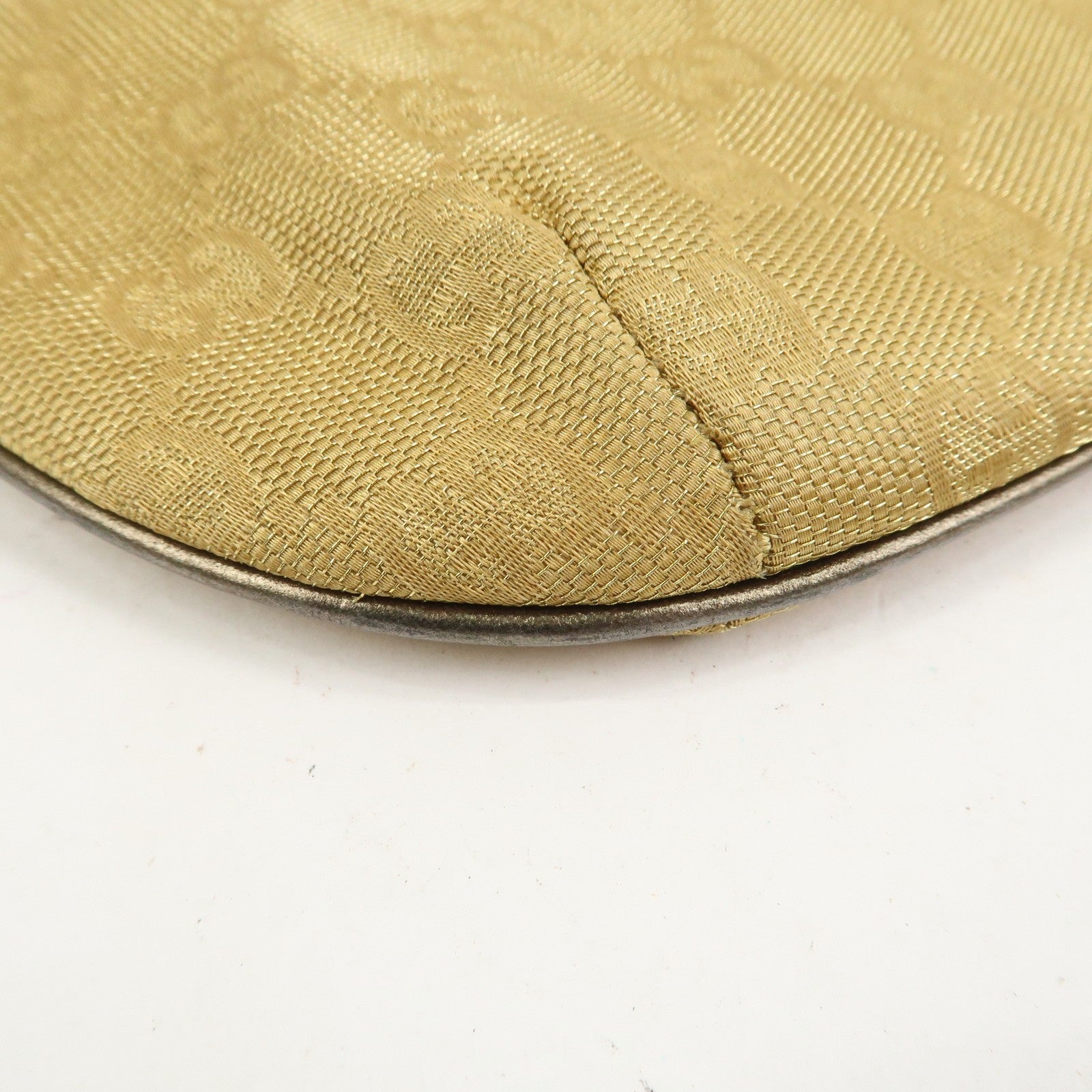 Gucci Shoulder Bag - Gold, GG Canvas Leather