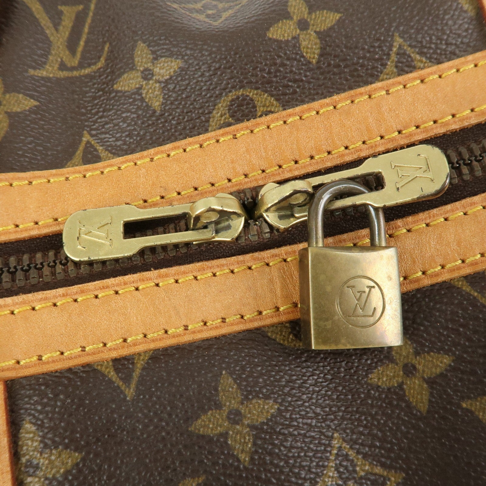 Louis Vuitton Monogram Sac Souple 45 Boston Bag - Brown, Monogram Canvas