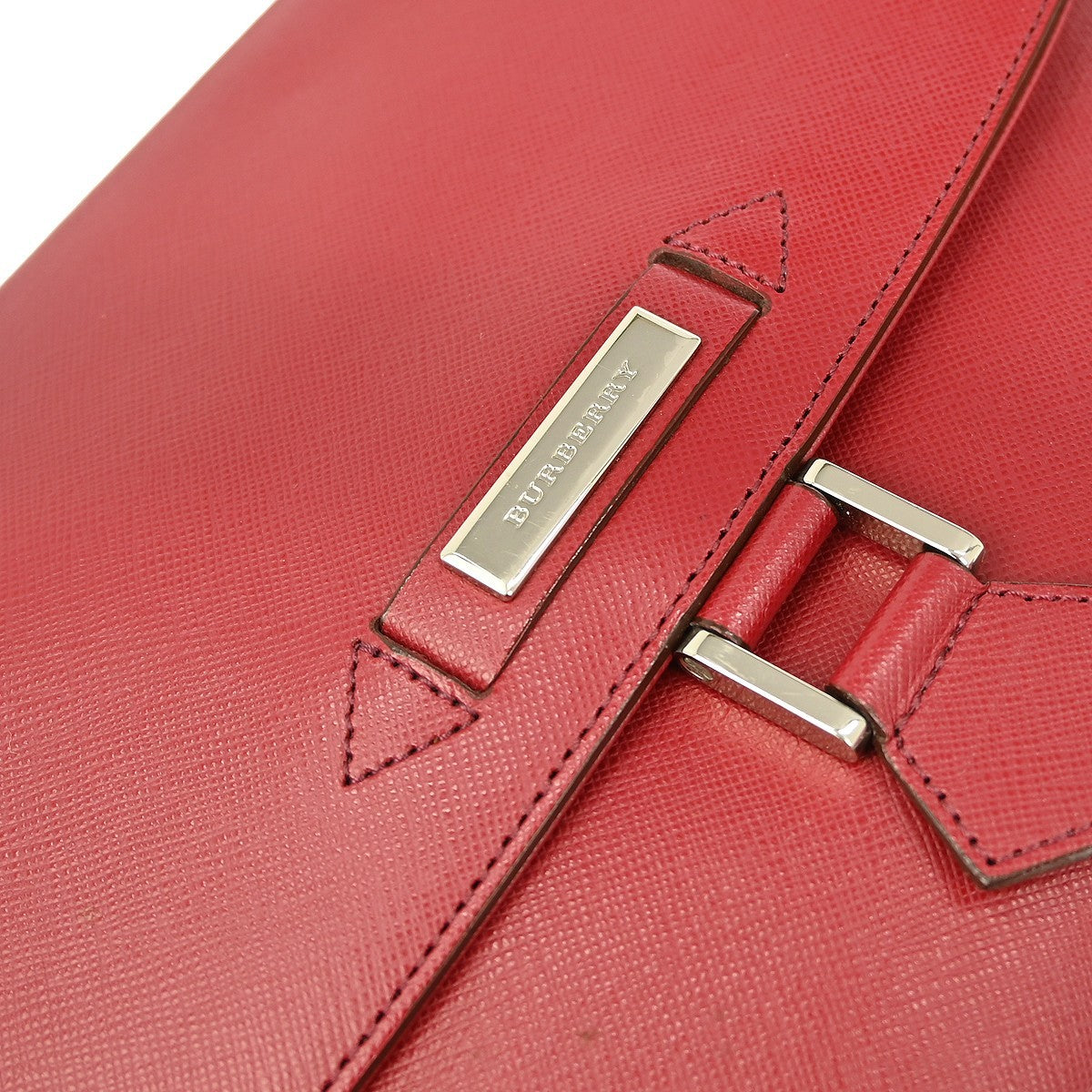 Burberry Handbag - Red, Leather