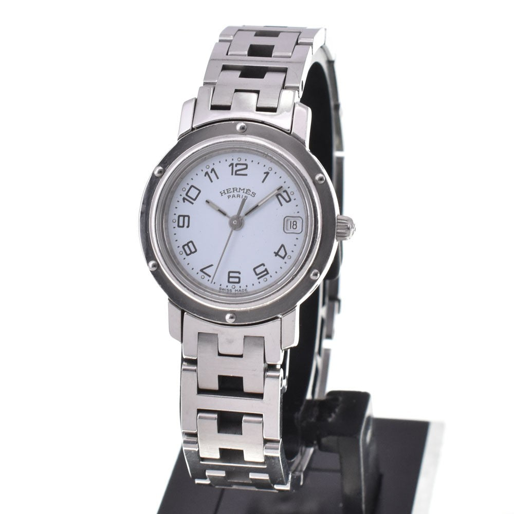 Hermès Clipper CL4.210 Watch - White, Stainless Steel
