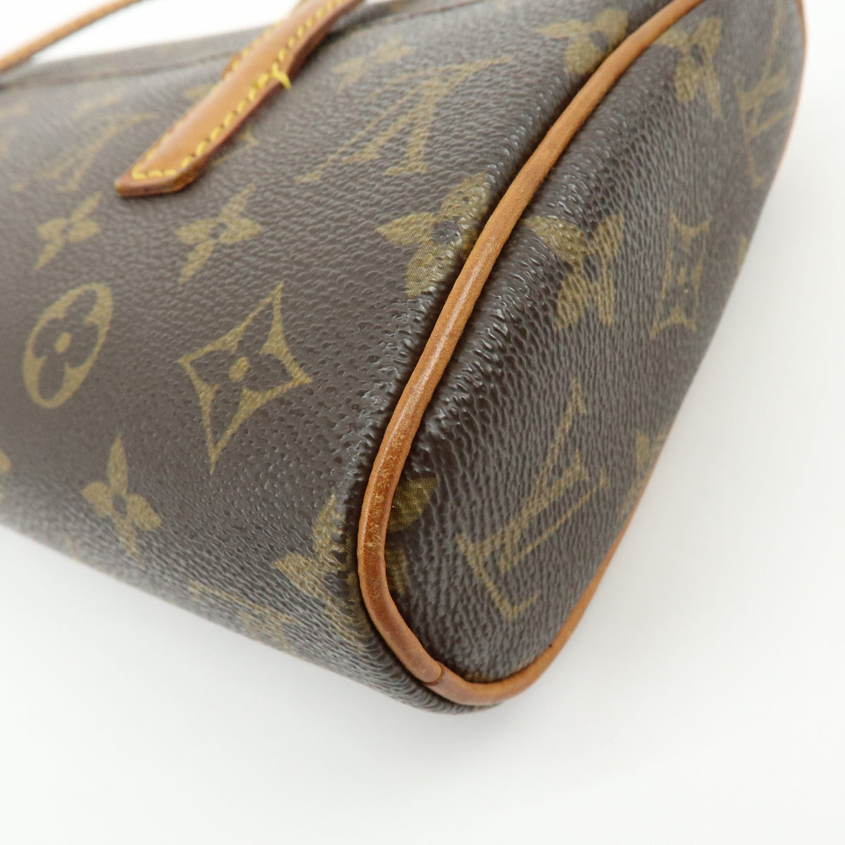 Louis Vuitton Monogram Canvas Sonatine Hand Bag Brown