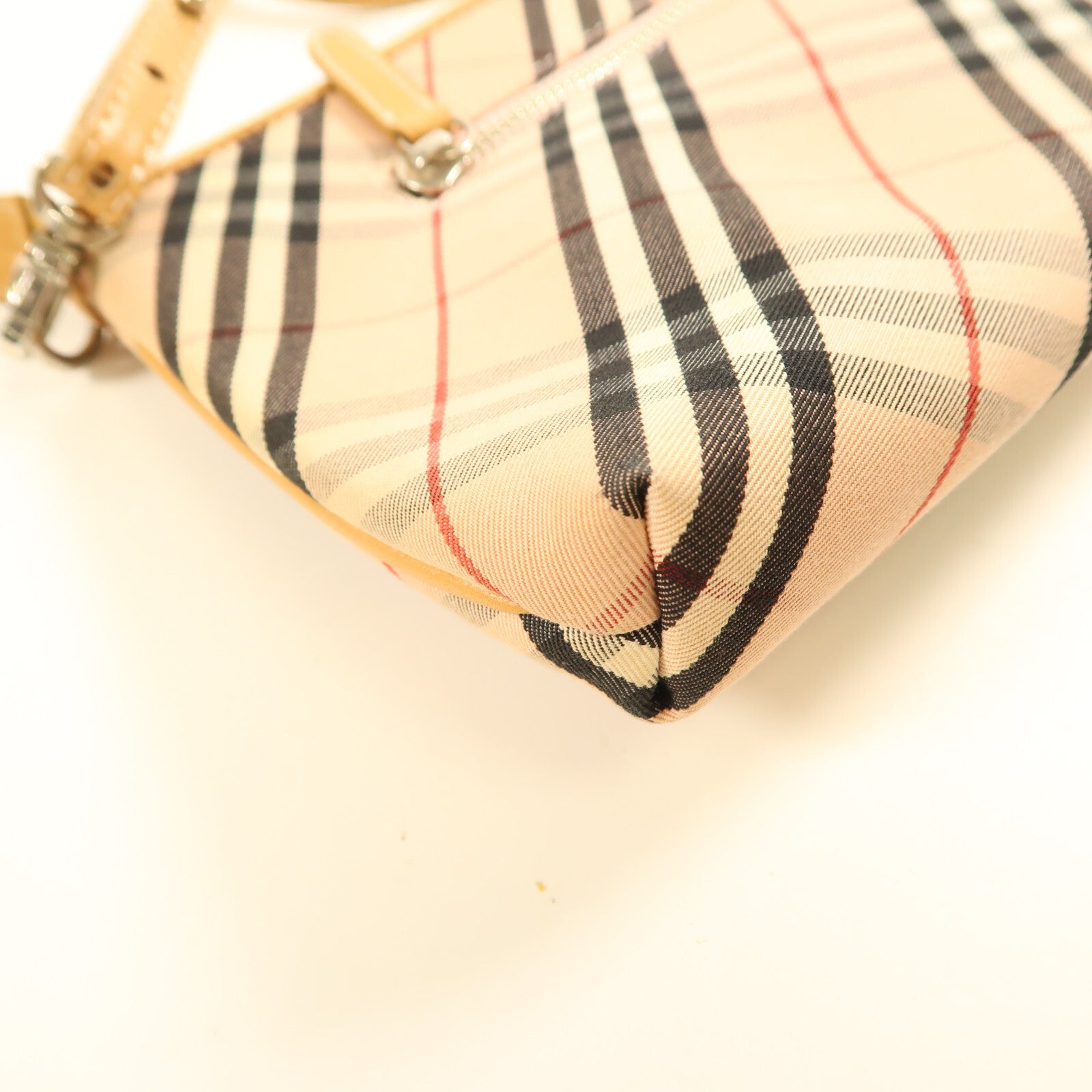 Burberry SHW Shoulder Bag - Pink/Beige, Canvas
