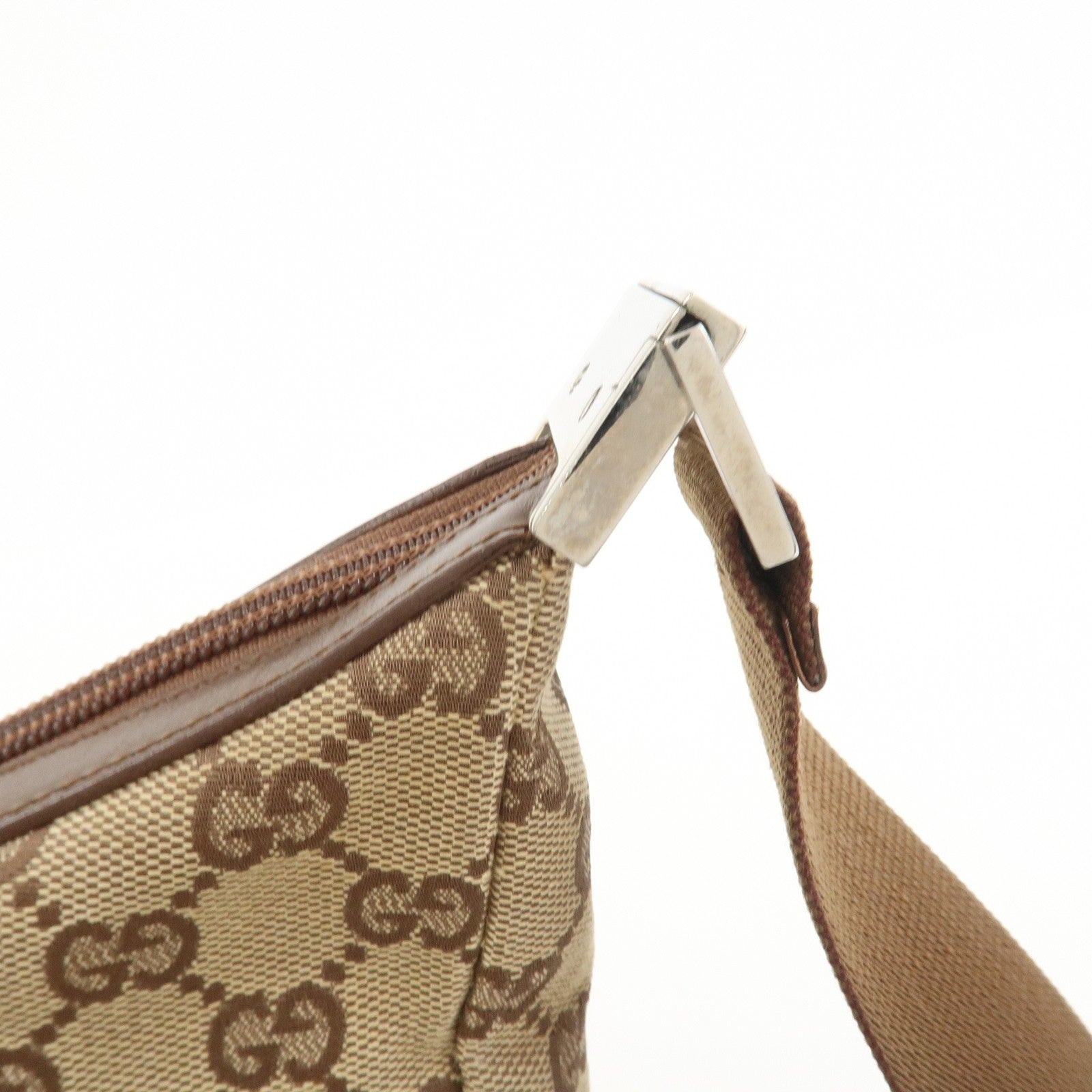 Gucci Crossbody Bag - Brown, GG Canvas, Leather