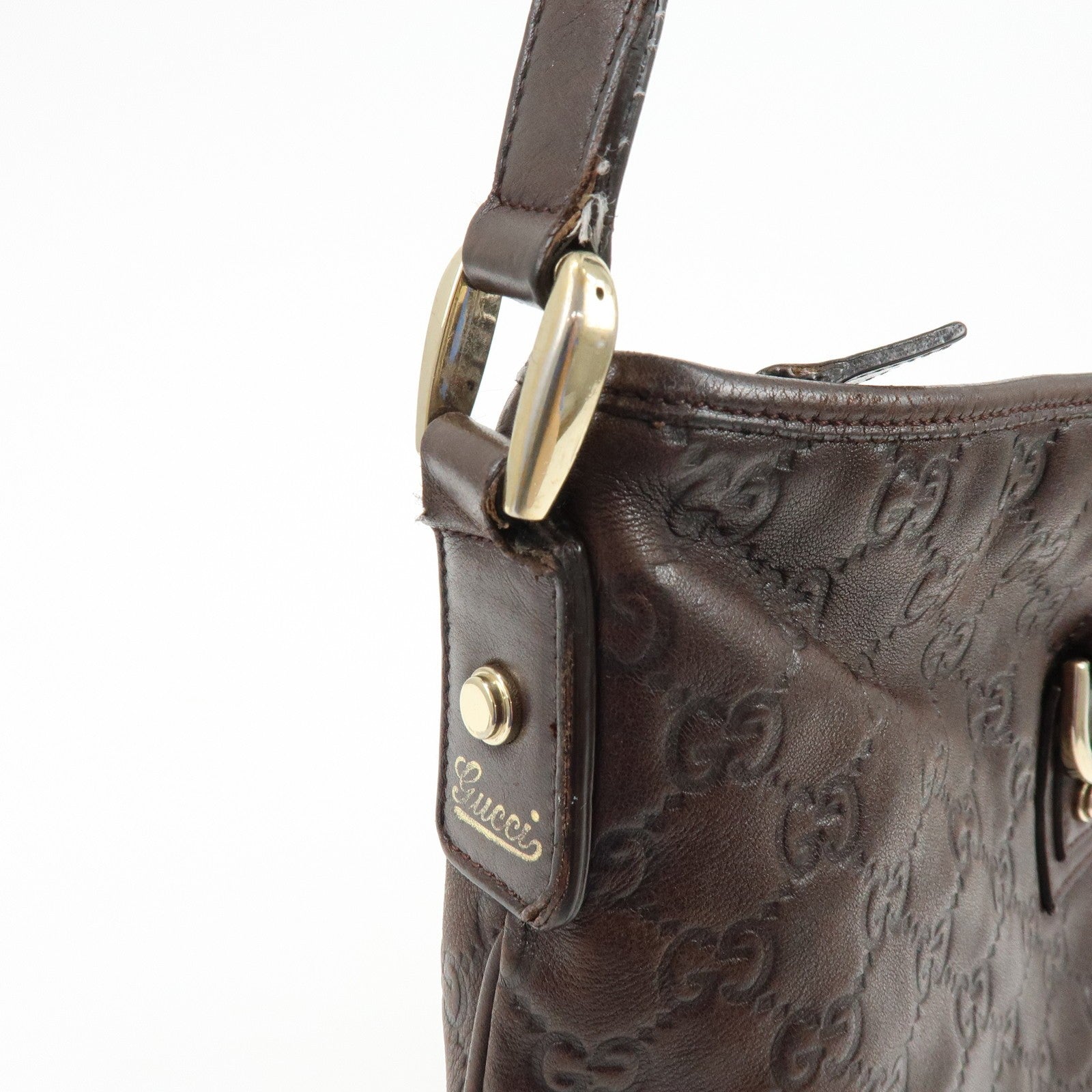 Gucci Abbey Shoulder Bag - Brown, Leather