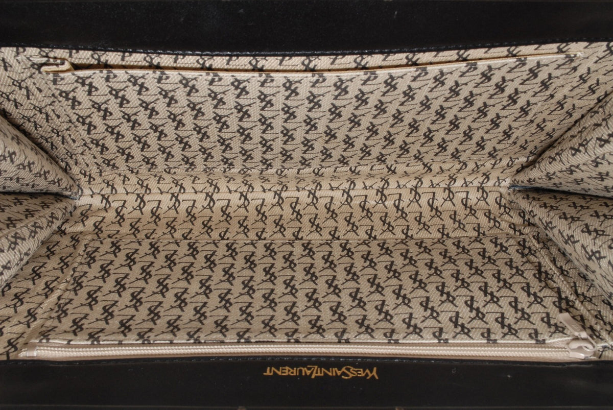 Saint Laurent Yves Saint Laurent Clutch Bag - Black, Leather
