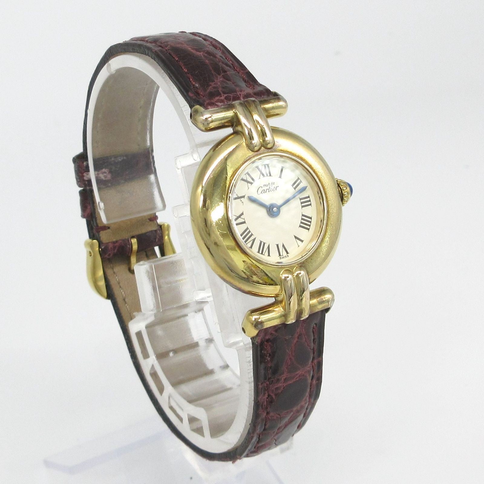 Cartier Must Colisee 590002 Watch - White, Leather
