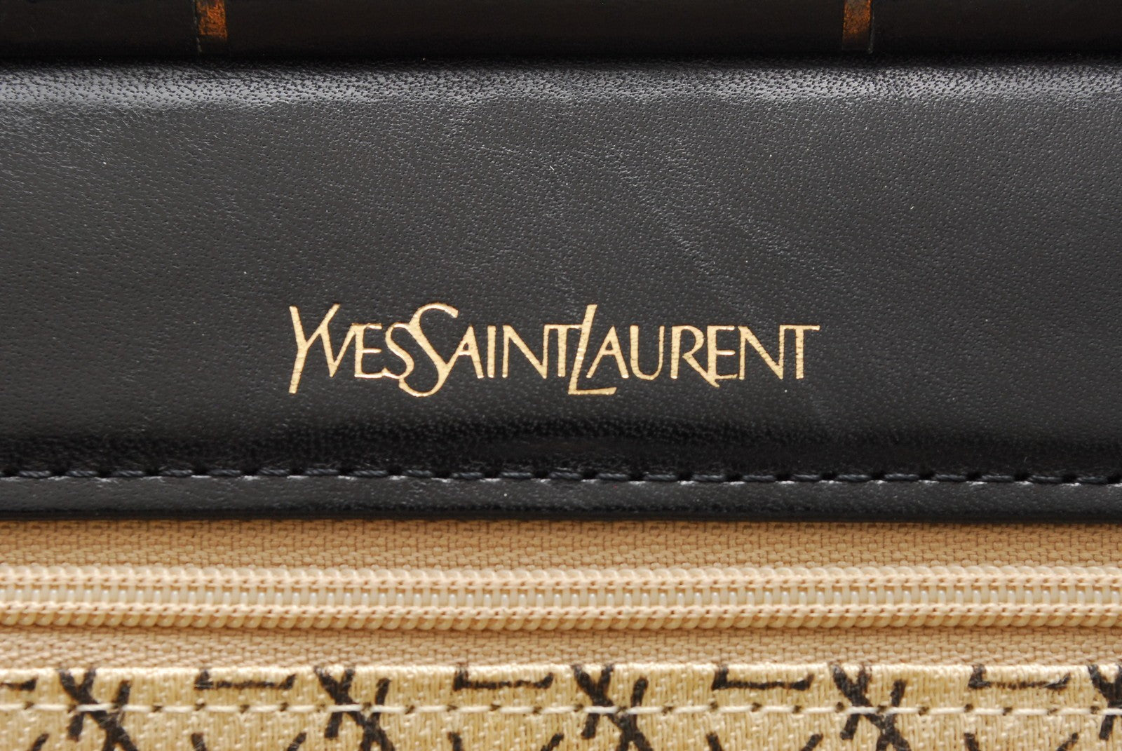 Saint Laurent Yves Clutch Bag - Black, Leather