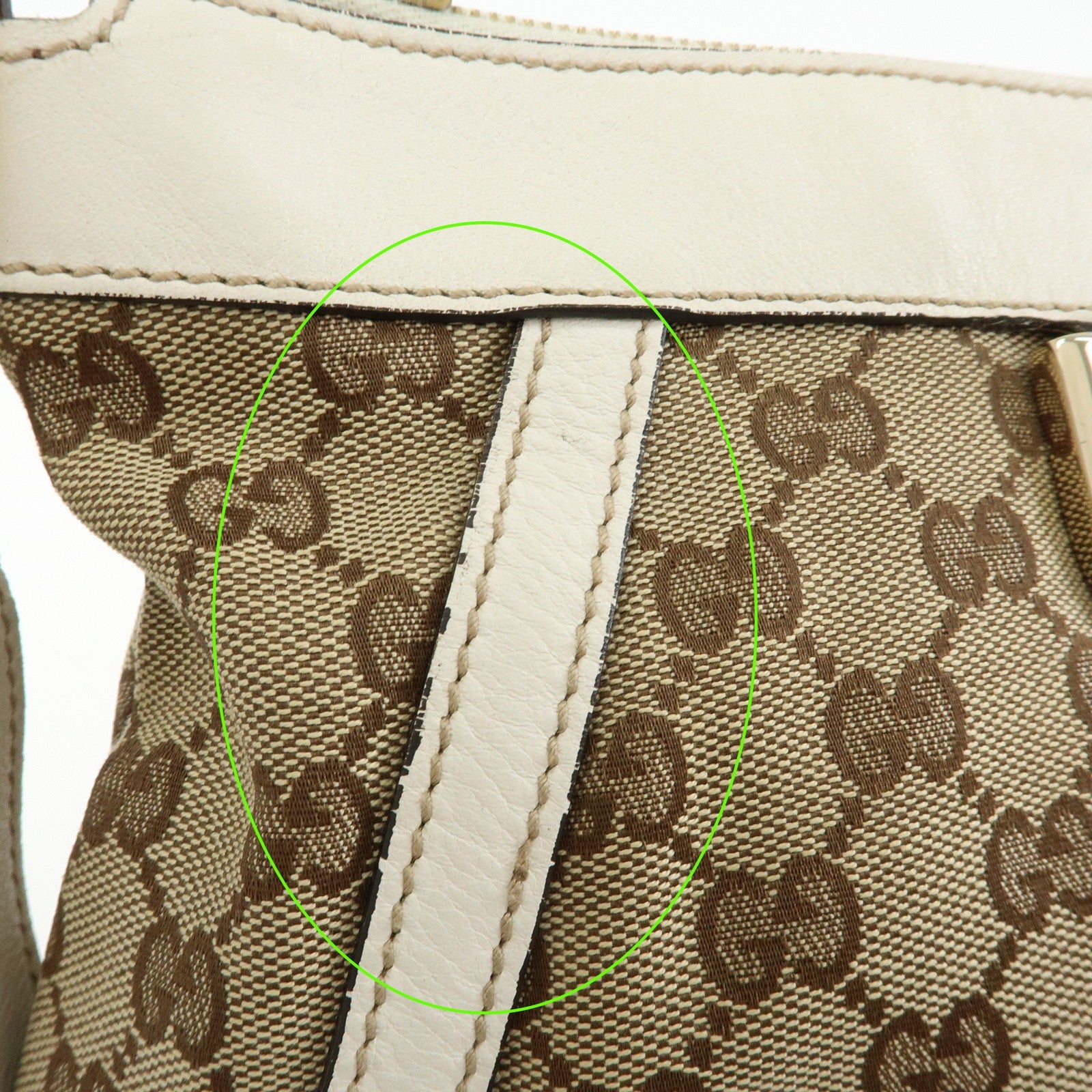 Gucci Abbey Shoulder Bag - Beige, GG Canvas, Leather