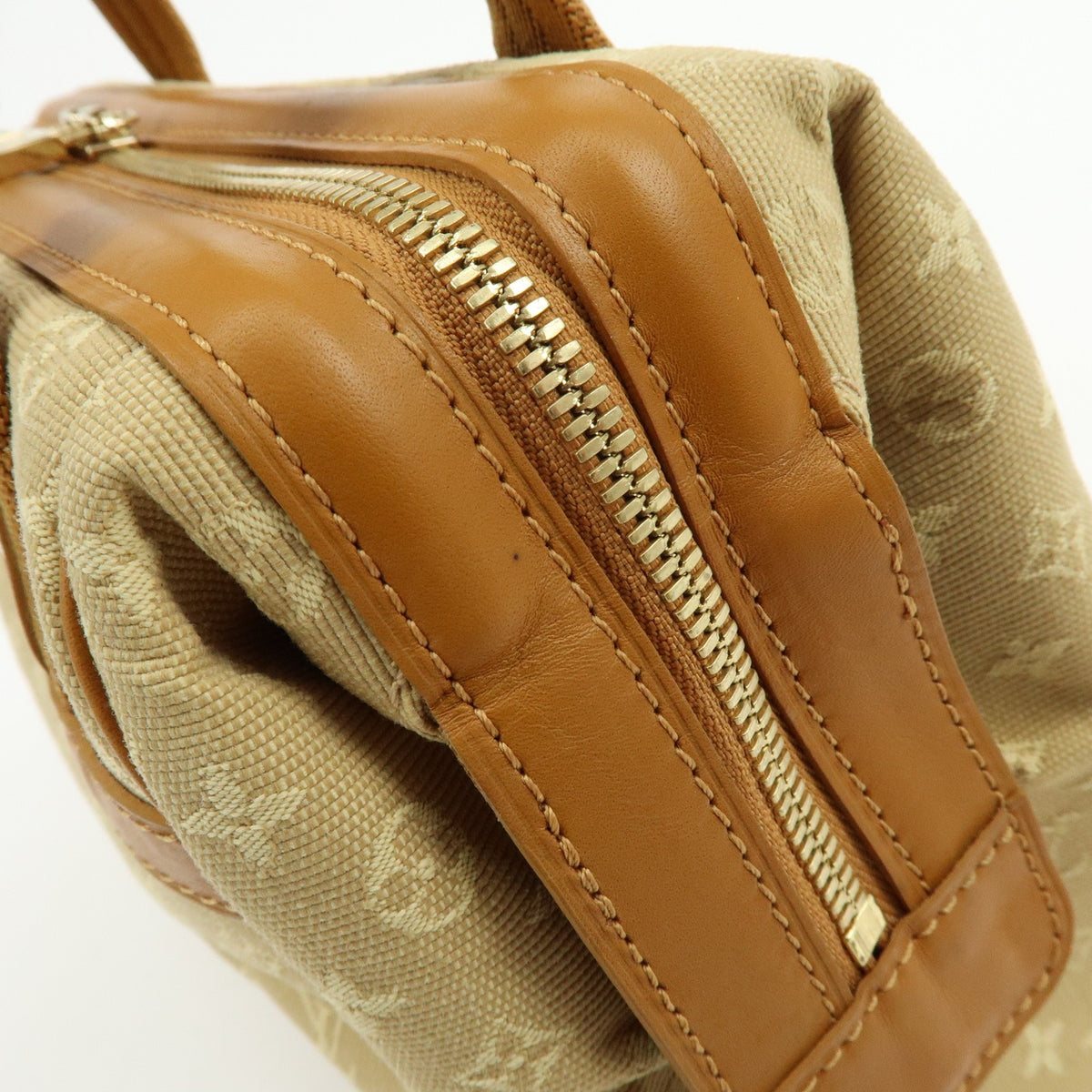 Louis Vuitton Hand Bag - Beige, Monogram Mini Canvas, Leather