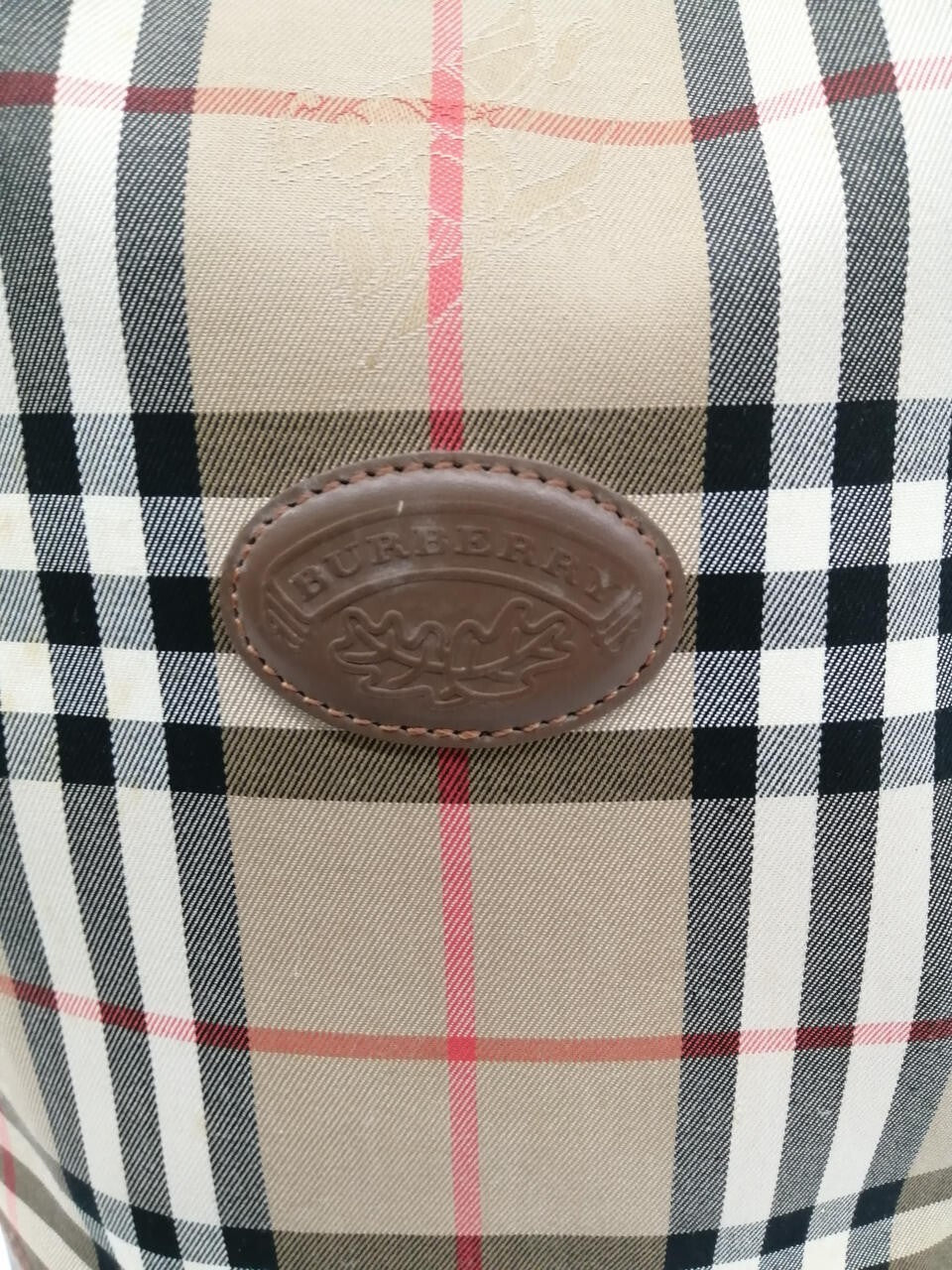 Burberry Nova Check Shoulder Bag - Brown Beige, Canvas Leather