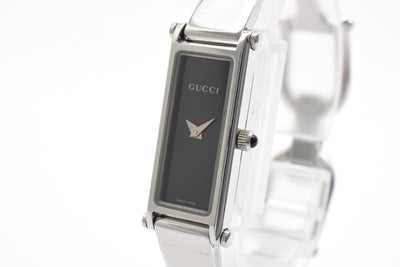 Gucci 1500L Wristwatch - Black, Stainless Steel