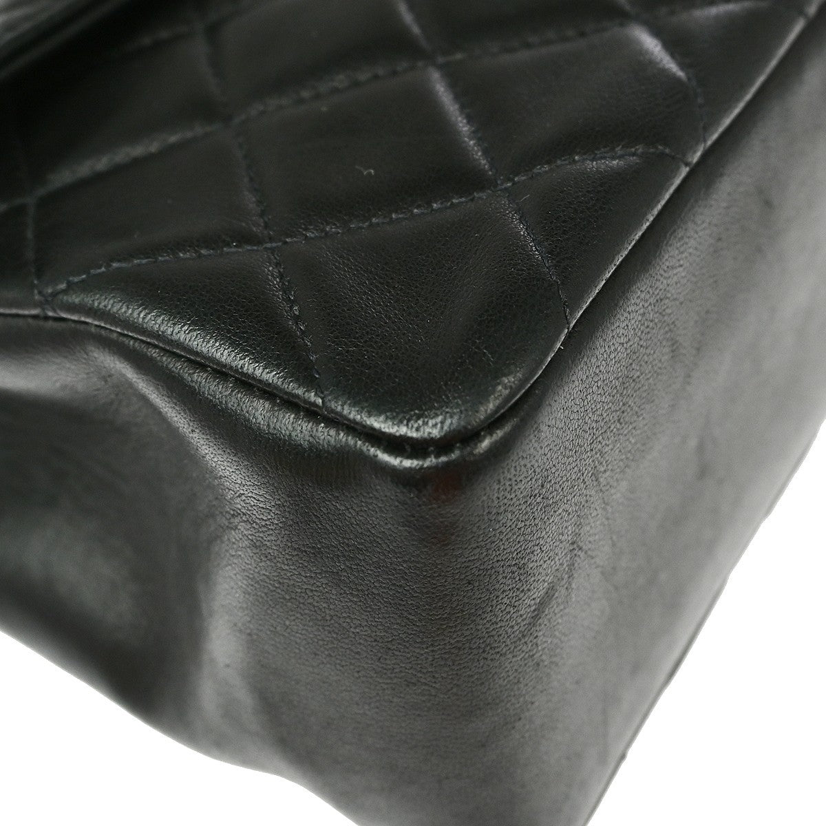 Chanel Top Handle Handbag - Black, Lambskin