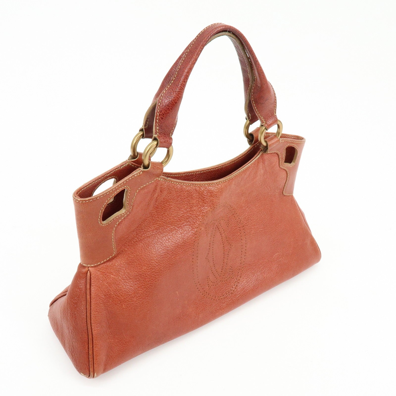 Cartier Marcello de Cartier Hand Bag - Brown, Leather