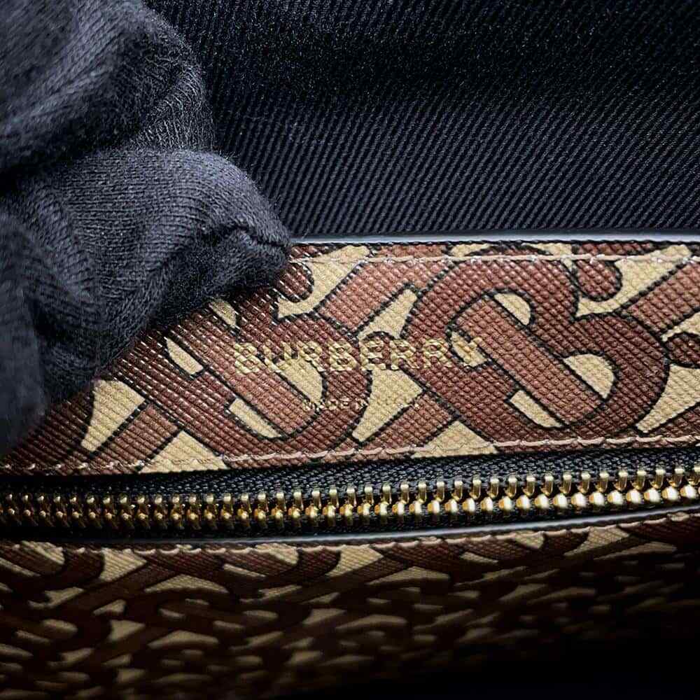Burberry TBMonogram Tote Bag - Brown/Multicolor, PVC Coated Canvas