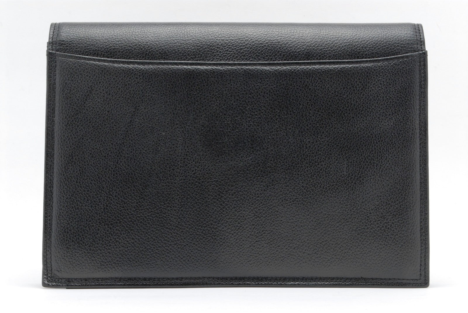 Saint Laurent Yves Vintage Clutch - Black, Leather