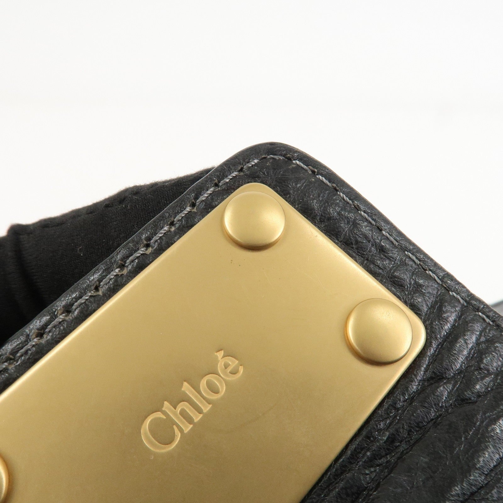 Chloe Paddington Hand Bag - Black, Leather