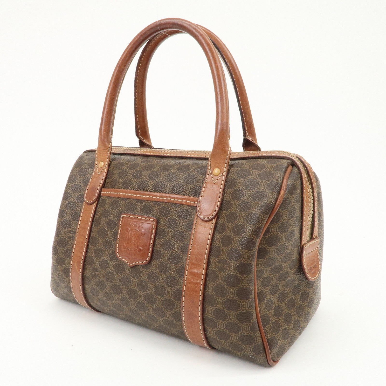 Celine Boston Bag - Brown, PVC