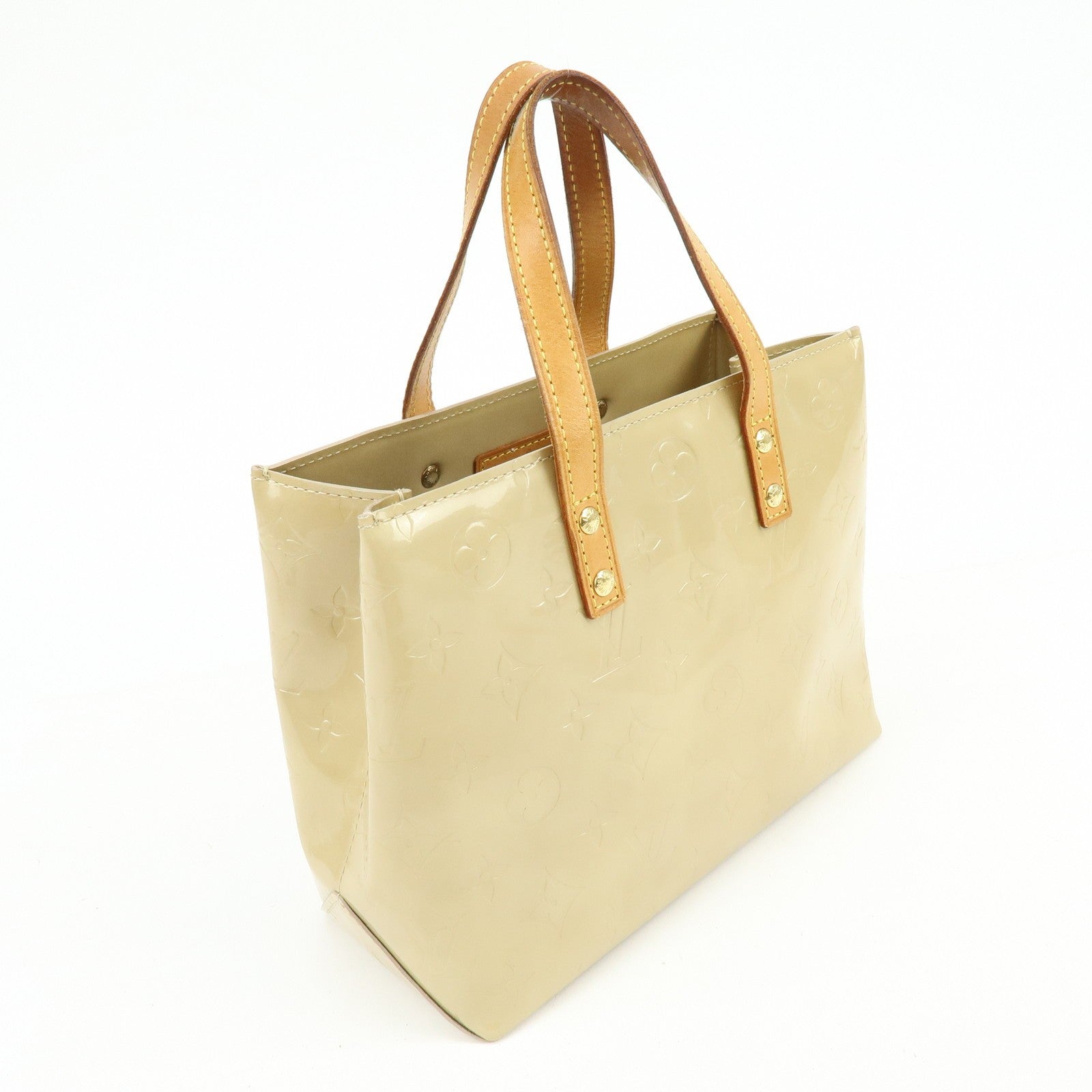 Louis Vuitton Hand Bag - Beige, Vernis Leather