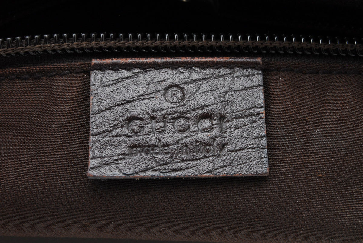Gucci GG Supreme Tote Bag - Beige Brown, PVC Leather