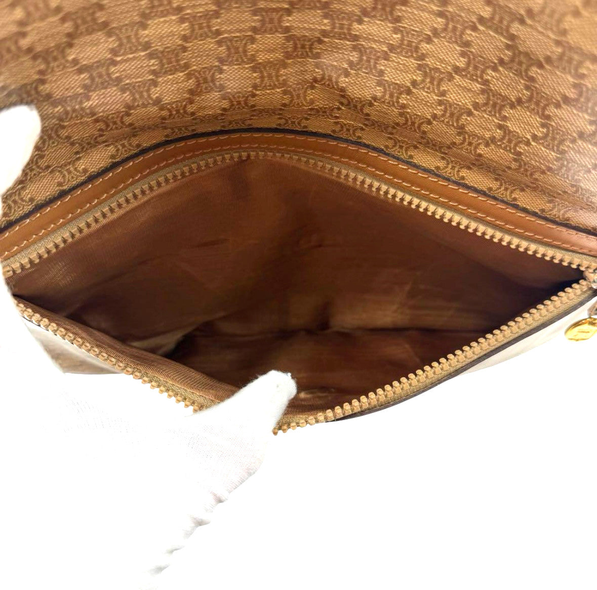 Celine Macadam Clutch Bag - Beige, PVC