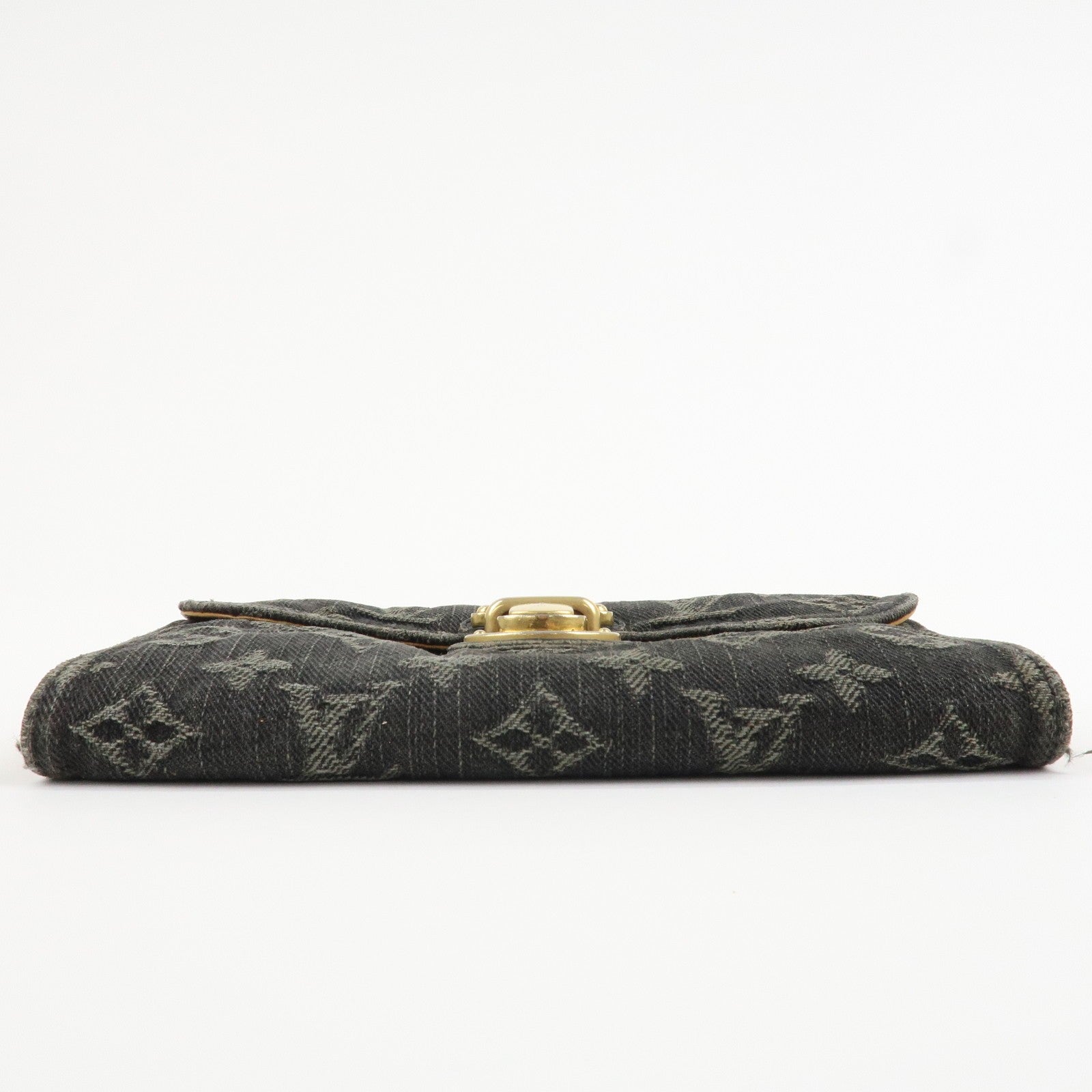 Louis Vuitton Portefeuille Amelia Wallet - Noir, Monogram Denim