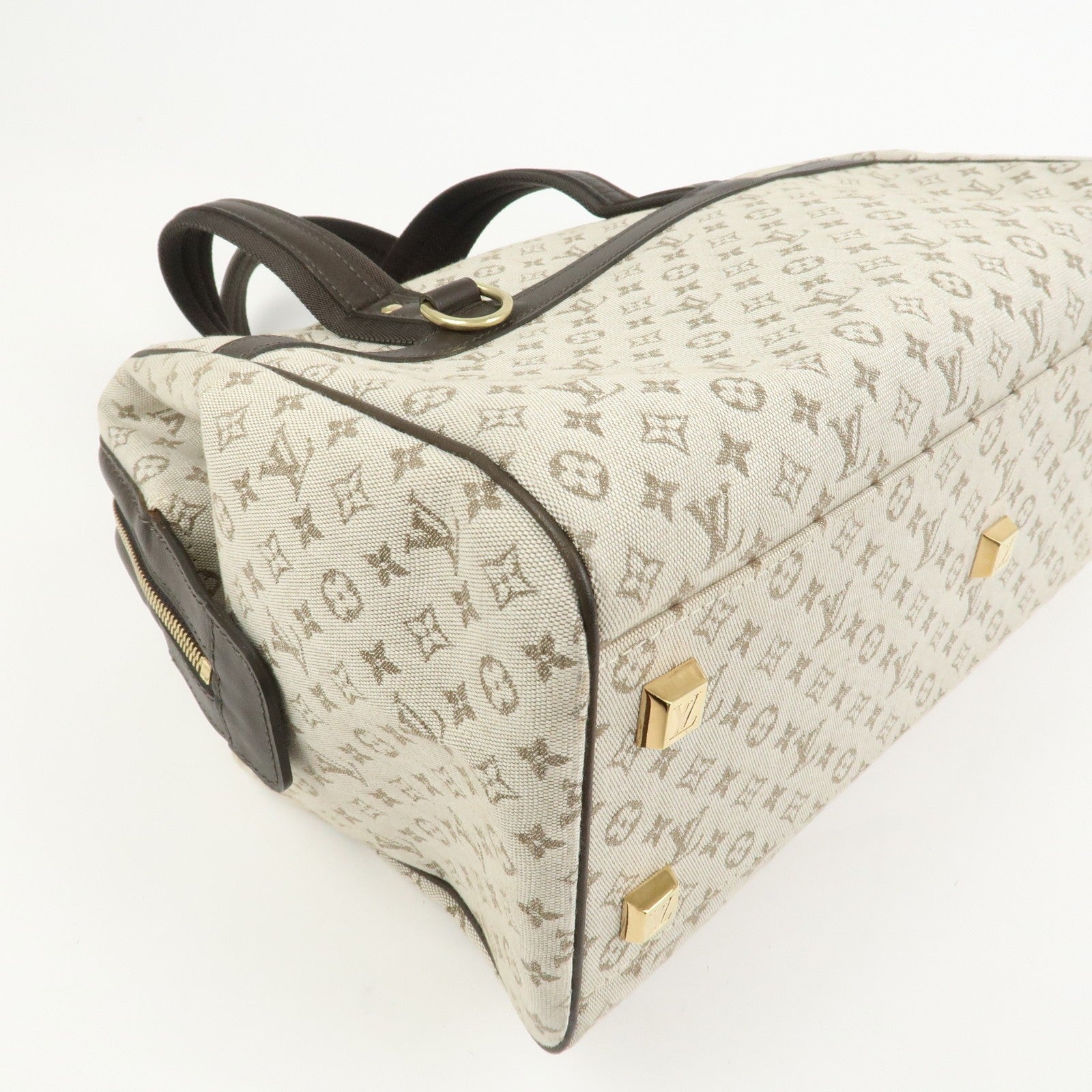 Louis Vuitton Boston Bag - Khaki, Monogram Mini Canvas