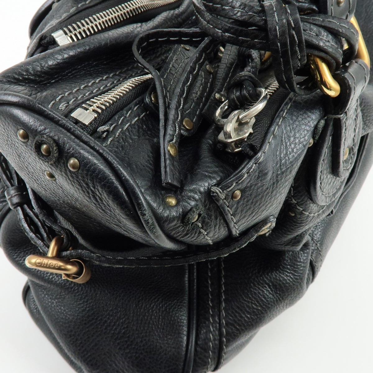 Chloe Paddington Handbag - Black, Leather