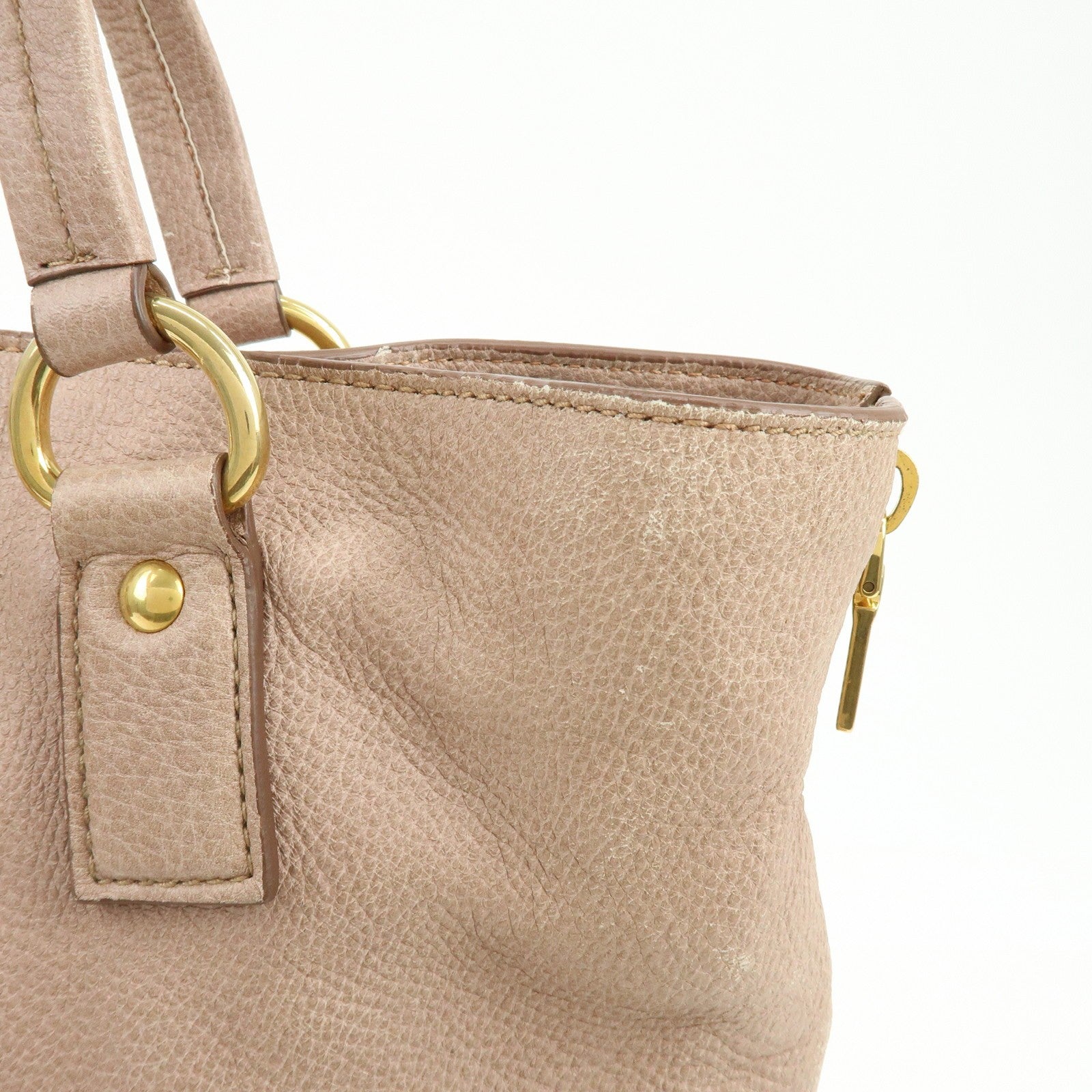 Prada Tote Bag - Pink, Leather