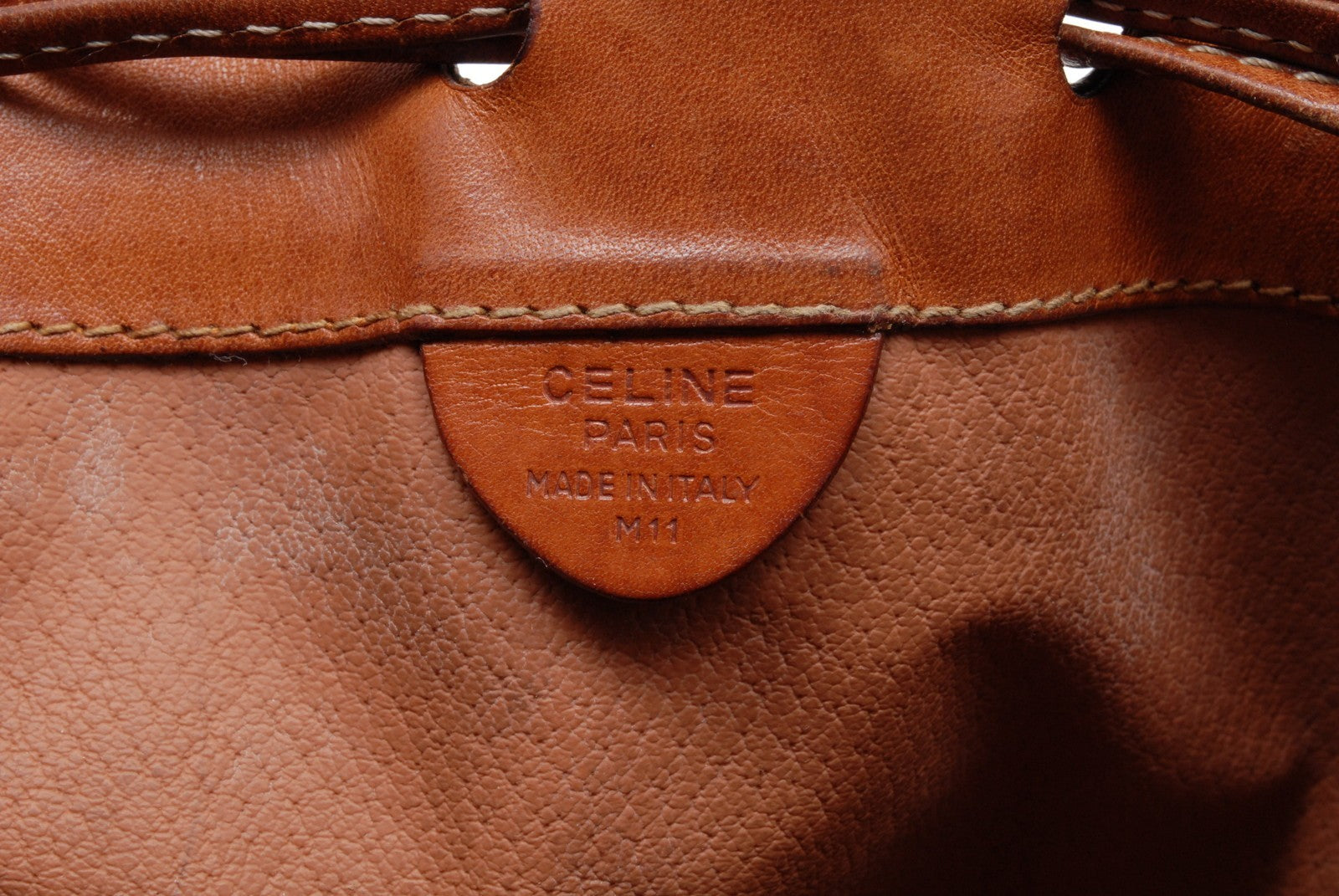 Celine Macadam Shoulder Bag - Beige, Leather