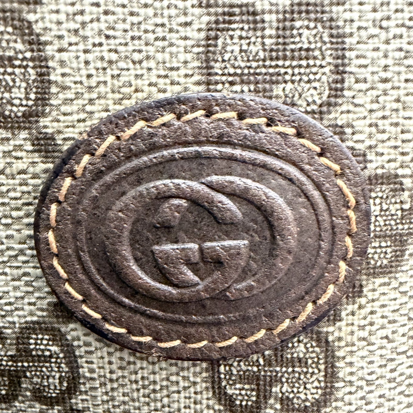 Gucci GG Supreme Boston Bag - Brown, PVC Leather