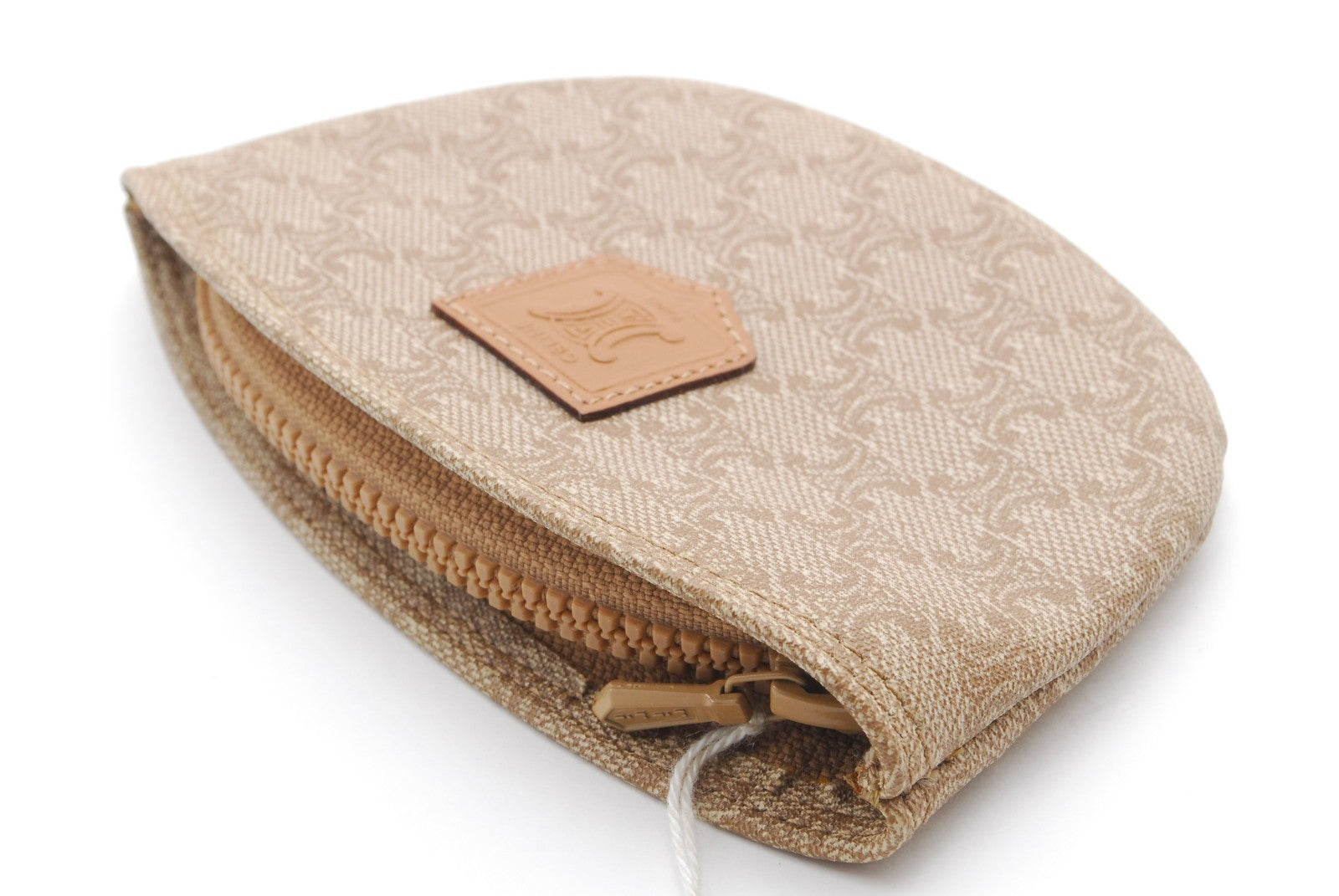 Celine C Charm Clutch Bag - Beige Brown, PVC